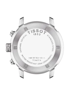 Montre Tissot PRC 200 chrono acier cadran bleu