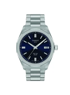 Montre Tissot PRC 100 Solar acier cadran bleu
