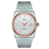 Montre Tissot PRX Powermatuc 80 acier_x005f_x000D_lunette cuivrée