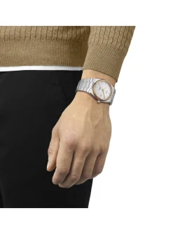 Montre Tissot PRX Powermatuc 80 acier_x005f_x000D_lunette cuivrée