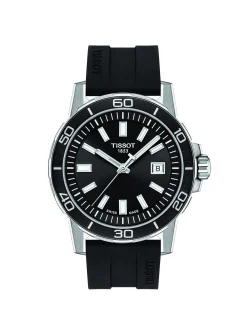 Montre Tissot Supersport Gent silicone noir