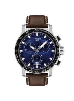 Montre Tissot Supersport Chrono marron bleu