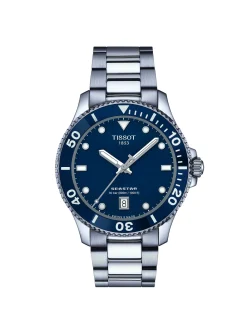 Montre Tisssot Seastar 1000 cadran bleu