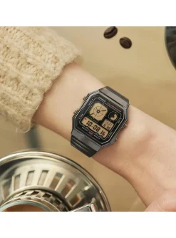 Montre unisex Casio Vintage acier noir