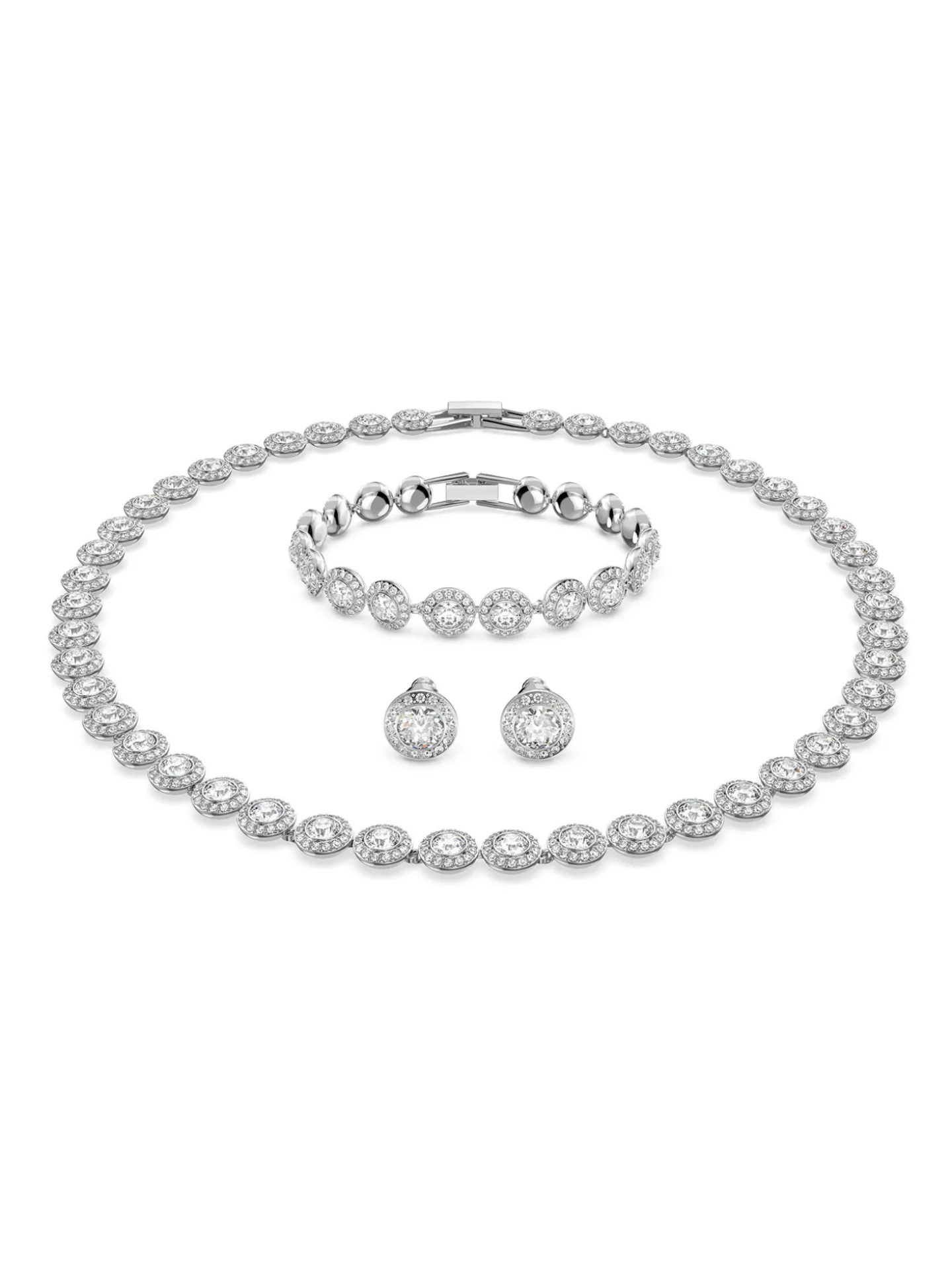 Parure Swarovski Angelic Rond Blanc