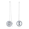 Pendants d'oreilles Swarovski Hollow Bleu