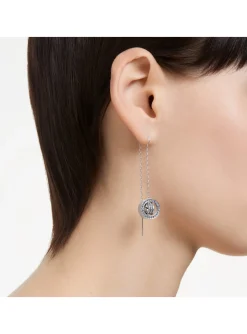 Pendants d'oreilles Swarovski Hollow Bleu