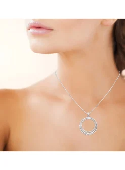 Pendentif Brillaxis argent cible empierrée