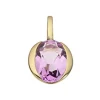 Pendentif Brillaxis améthyste ovale or jaune