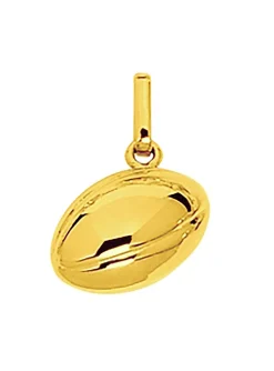 Pendentif Brillaxis ballon de rugby or 18 carats