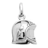 Pendentif Brillaxis casque de pompier argent