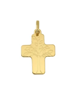 Pendentif Brillaxis croix arbre de vie