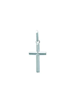 Pendentif Brillaxis Croix Chrétienne_x005f_x000D_Argent Rhodié