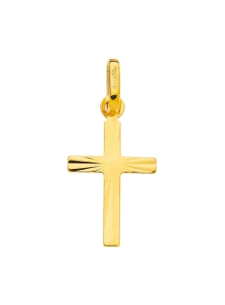 Pendentif Brillaxis croix en or 9 carats