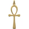 Pendentif Brillaxis croix égyptienne plaqué or