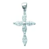 Pendentif Brillaxis croix empierré
