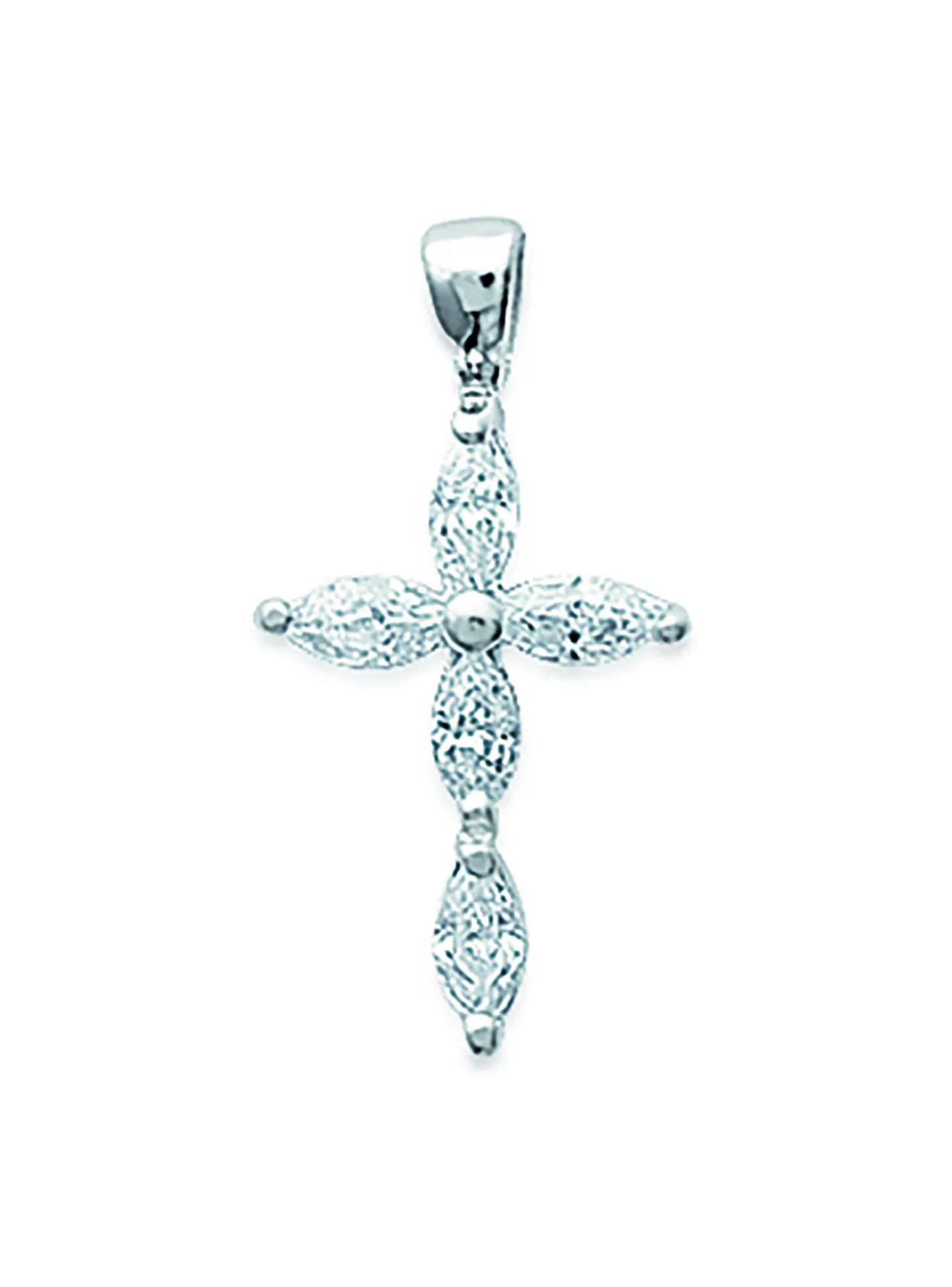 Pendentif Brillaxis croix empierré