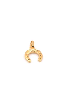Pendentif Brillaxis fer à cheval or 9 carats