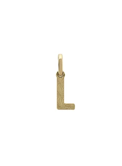 Pendentif Brillaxis initiale L or diamanté