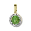 Pendentif Brillaxis émeraude or 18 carats