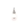 Pendentif Brillaxis or perle de culture 6/6.5 mm