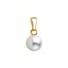 Pendentif Brillaxis or perle Akoya du Japon