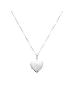 Pendentif Brillaxis porte-photo en forme de coeur_x005f_x000D_cassolette en argent rhodié