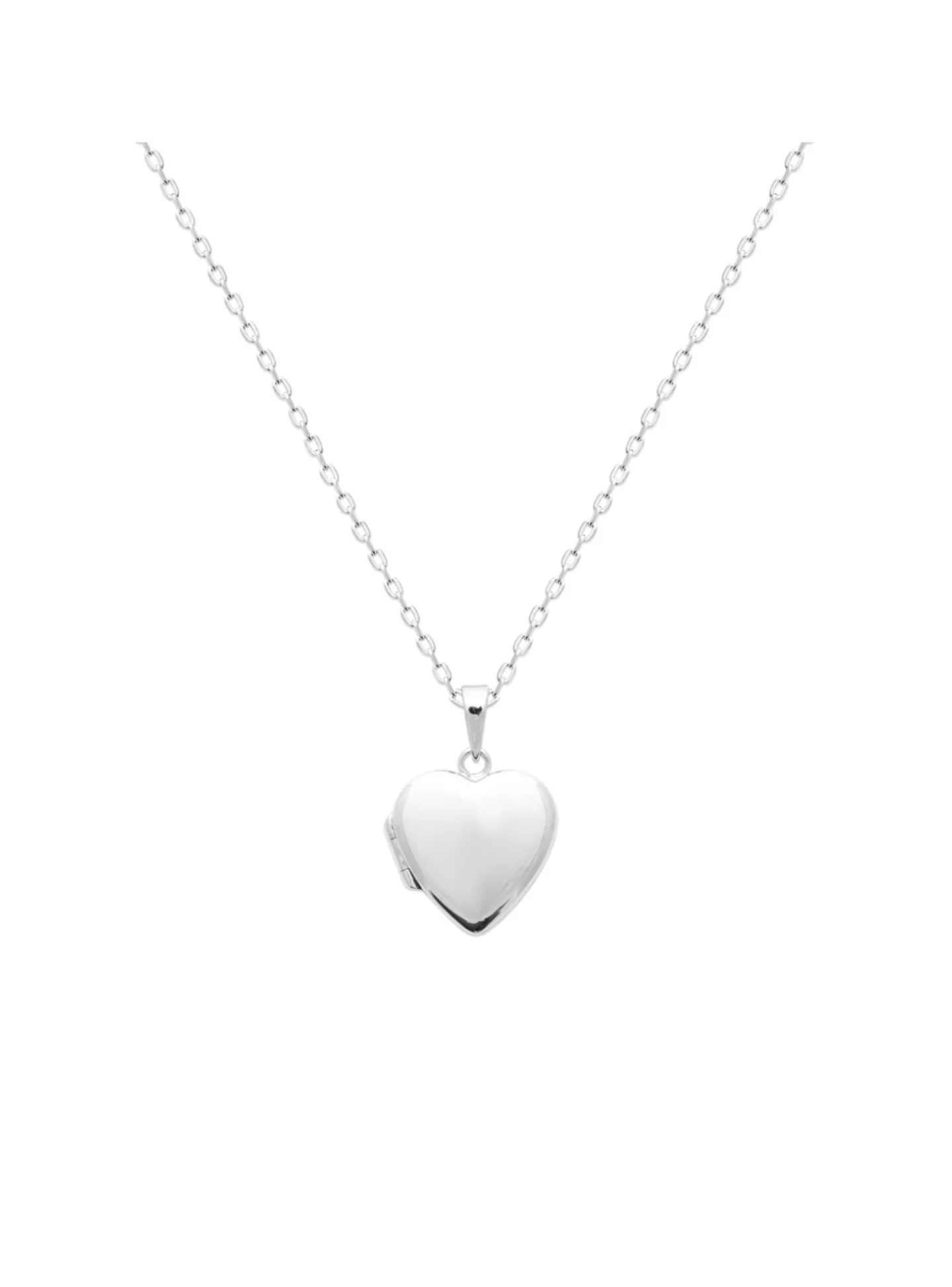 Pendentif Brillaxis porte-photo en forme de coeur_x005f_x000D_cassolette en argent rhodié