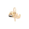 Pendentif Coeur Croix Ancre or 18 carats_x005f_x000D_croix camarguaise