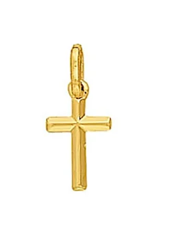 Pendentif croix fil biseauté petit modèle
