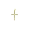 Pendentif croix sertie oxydes