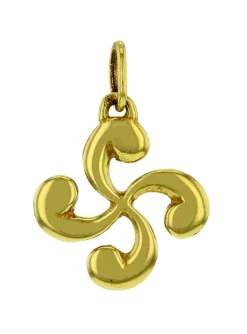 Pendentif Lauburu en or 18 carats