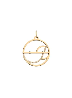 Pendentif Les Georgettes Virevolte doré 25mm_x005f_x000D_collection Les Précieuses