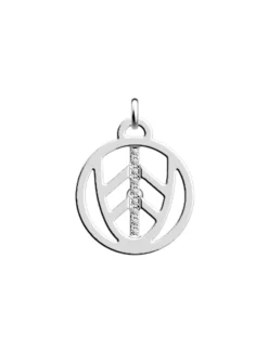 Pendentif Les Georgettes Faucon argenté 16 mm_x005f_x000D_Collection Les Précieuses