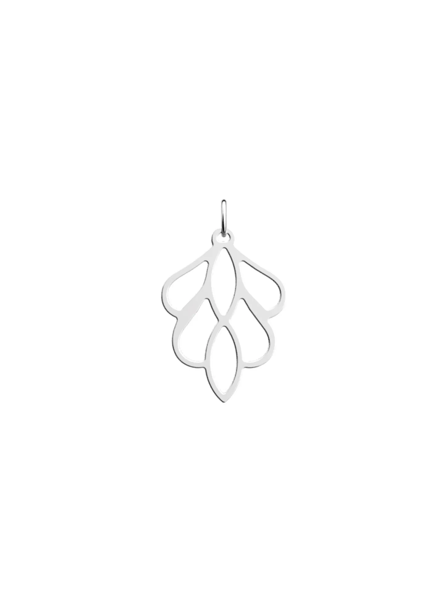 Pendentif Les Georgettes Phénix argenté 25mm