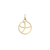 Pendentif Les Georgettes Valse doré 16mm