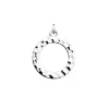 Pendentif Les Georgettes Pure martelé 16mm_x005f_x000D_argenté
