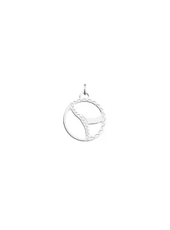 Pendentif Les Georgettes Boucles Rond 16 mm_x005f_x000D_finition argentée