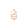 Pendentif Les Georgettes Boucles rosé 25mm