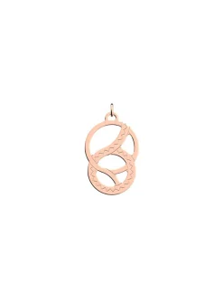 Pendentif Les Georgettes Boucles rosé 25mm