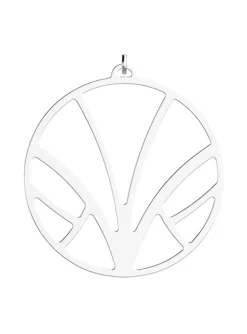 Pendentif Les Georgettes Papyrus argenté 45mm
