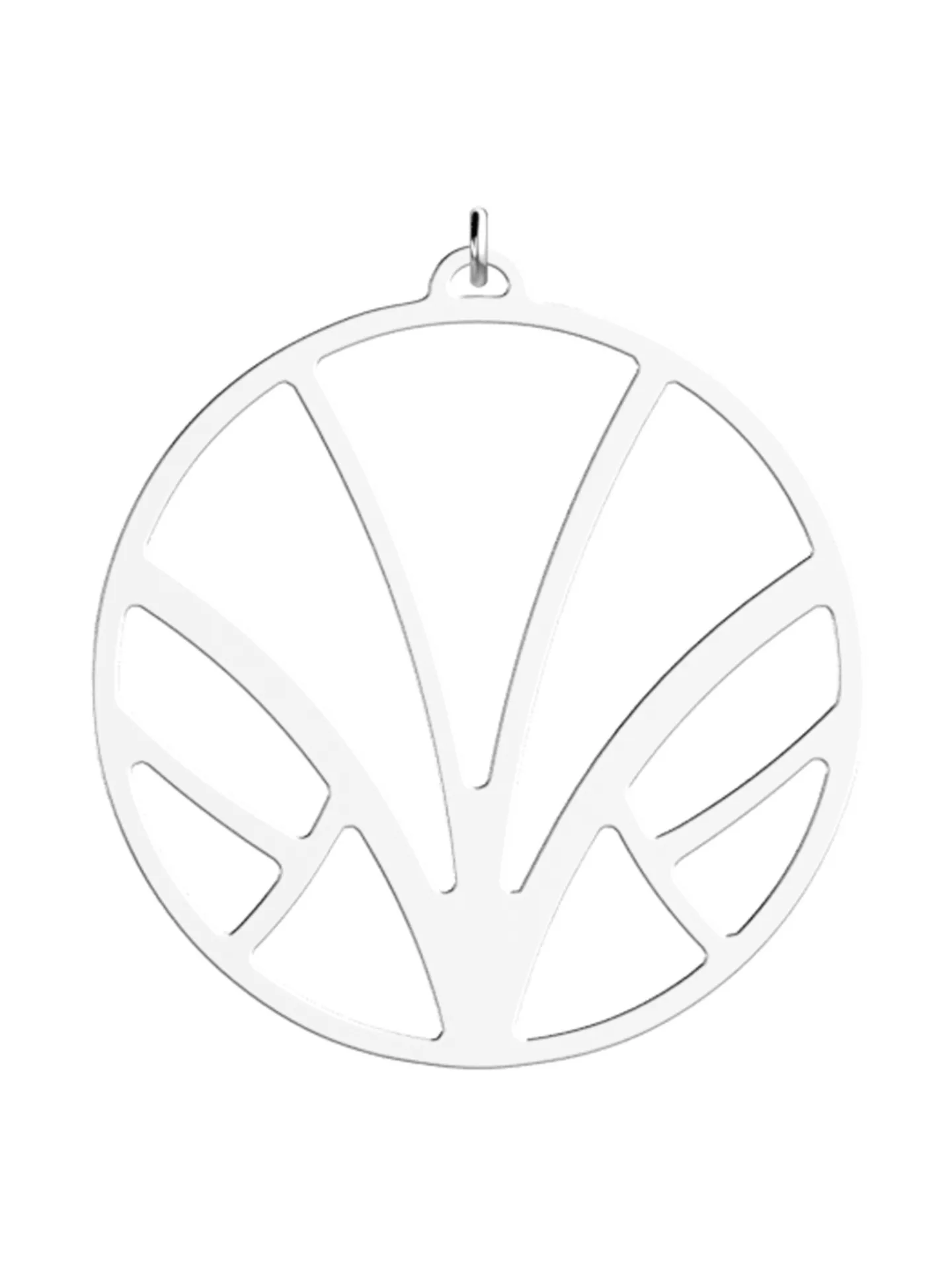Pendentif Les Georgettes Papyrus argenté 45mm