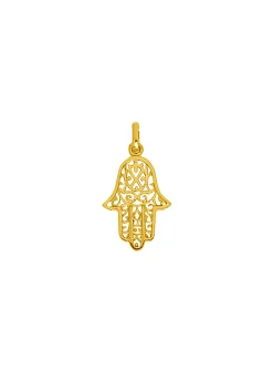 Pendentif Main de Fatma or jaune 9 carats