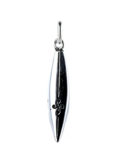 Pendentif surf croix basque argent