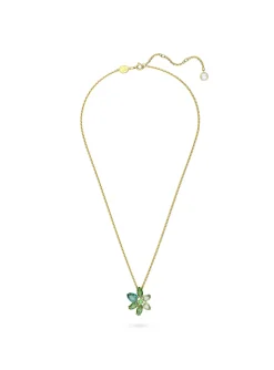 Pendentif Swarovski Gema fleur verte