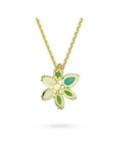 Pendentif Swarovski Gema fleur verte