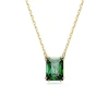 Pendentif Swarovski Matrix rectangle vert