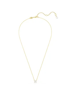 Pendentif Swarovski Stilla doré format carré