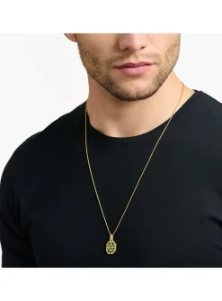 Pendentif Thomas Sabo boussole étoile vert
