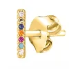Piercing Agatha barrette plaqué or oxyde_x005f_x000D_ligne Raimbows